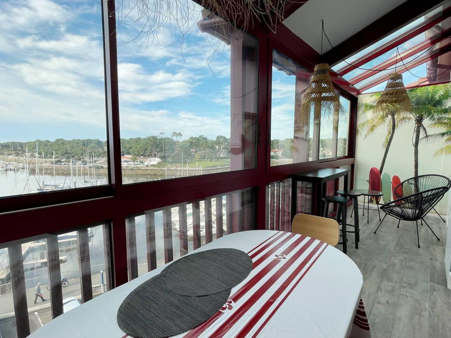 Apartament Port Sud - T3 En Duplex Avec Vue Panoramique Sur Le Port De Capbreton Zewnętrze zdjęcie
