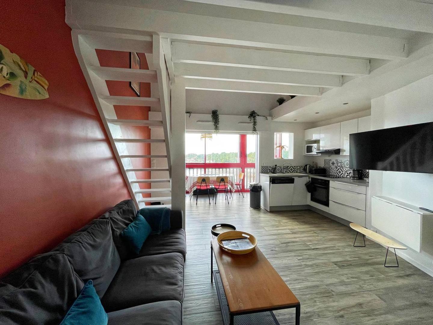 Apartament Port Sud - T3 En Duplex Avec Vue Panoramique Sur Le Port De Capbreton Zewnętrze zdjęcie