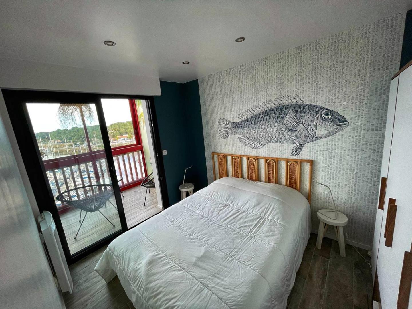 Apartament Port Sud - T3 En Duplex Avec Vue Panoramique Sur Le Port De Capbreton Zewnętrze zdjęcie